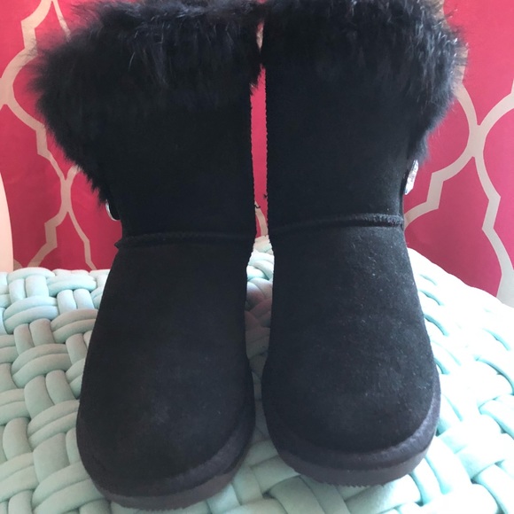 Boo Roo Black suede boots - Picture 3 of 6